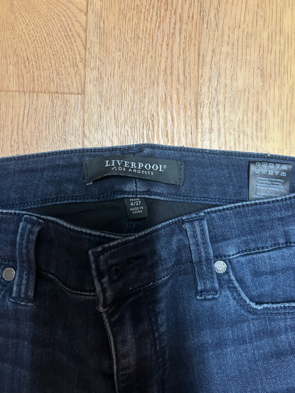 Liverpool Deep Indigo Skinny Jeans - Picture 3 of 3